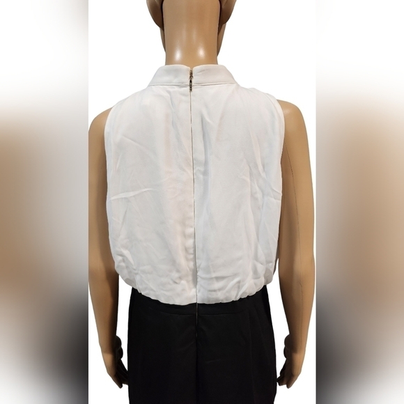 Nwot Derek Lam 10 Crosby Womens black and white keyhole pencil dress Sz 10 - Picture 5 of 8